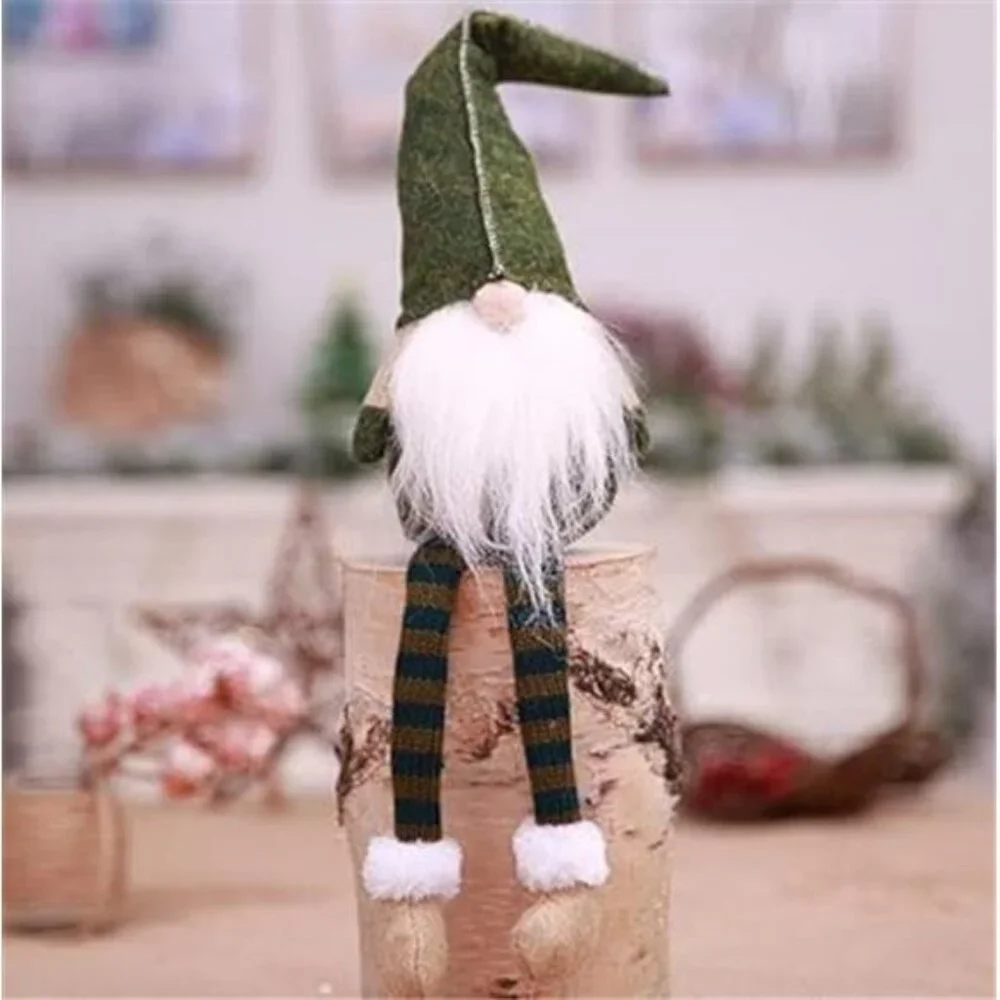 3pcs Long Legs Rudolph Doll Set, Christmas Decoration‎ & Kids Gift